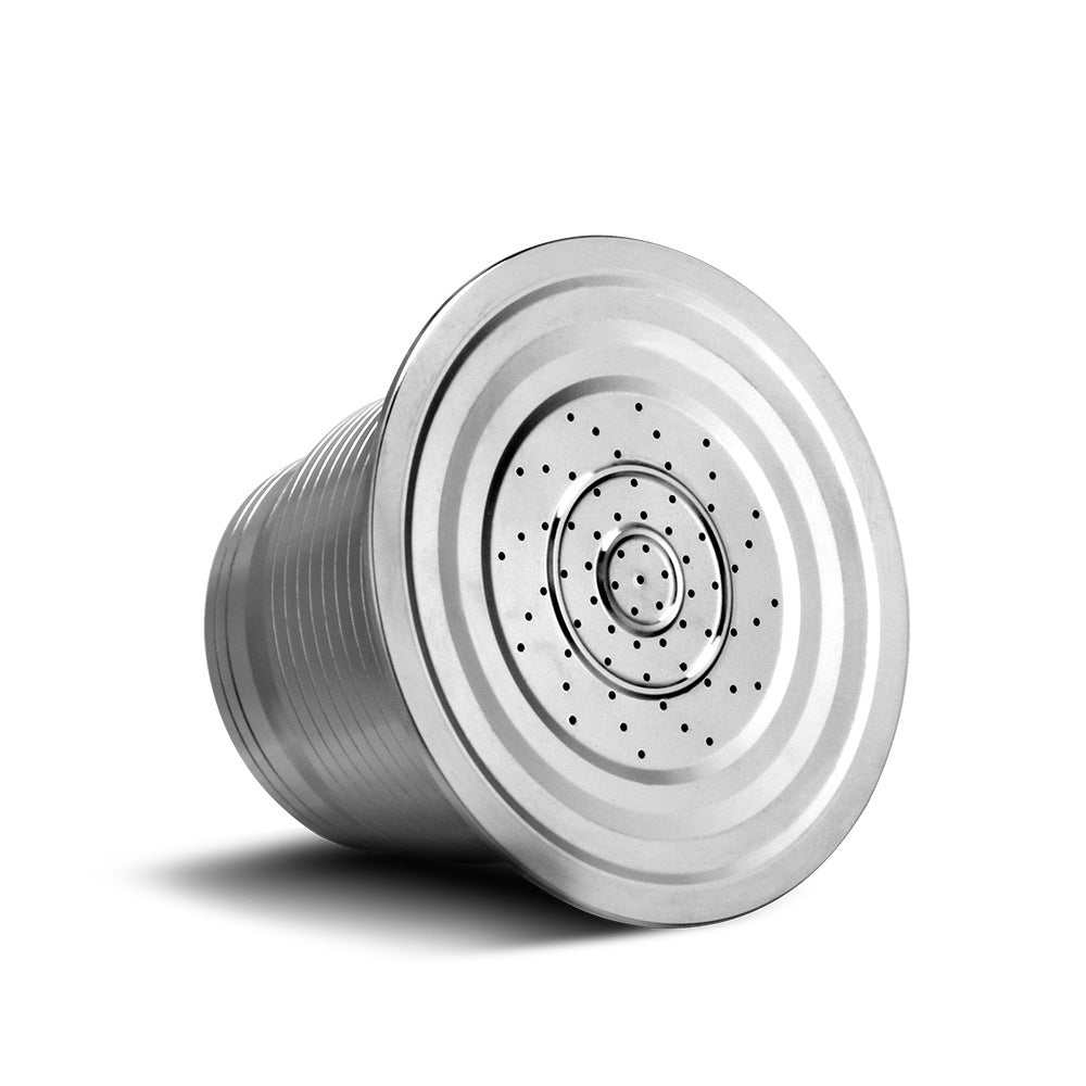 Machine à café Nestlé – Coque de capsule en acier inoxydable réutilisable – Filtre recyclable compatible Nespresso