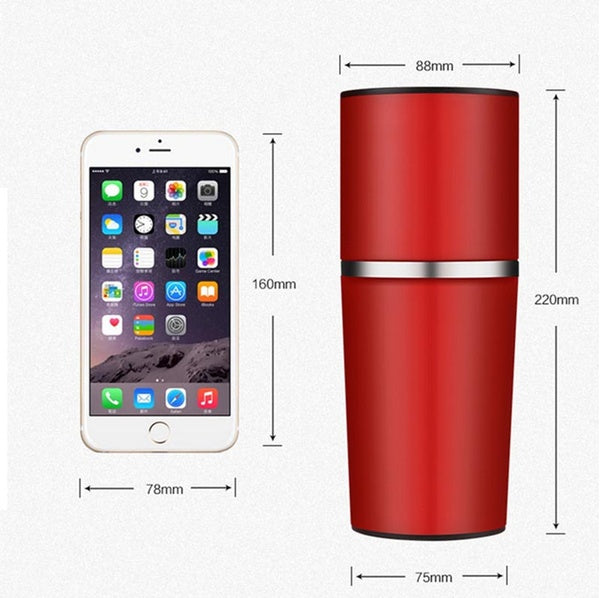 Machine à café manuelle – Tasse avec moulin intégré