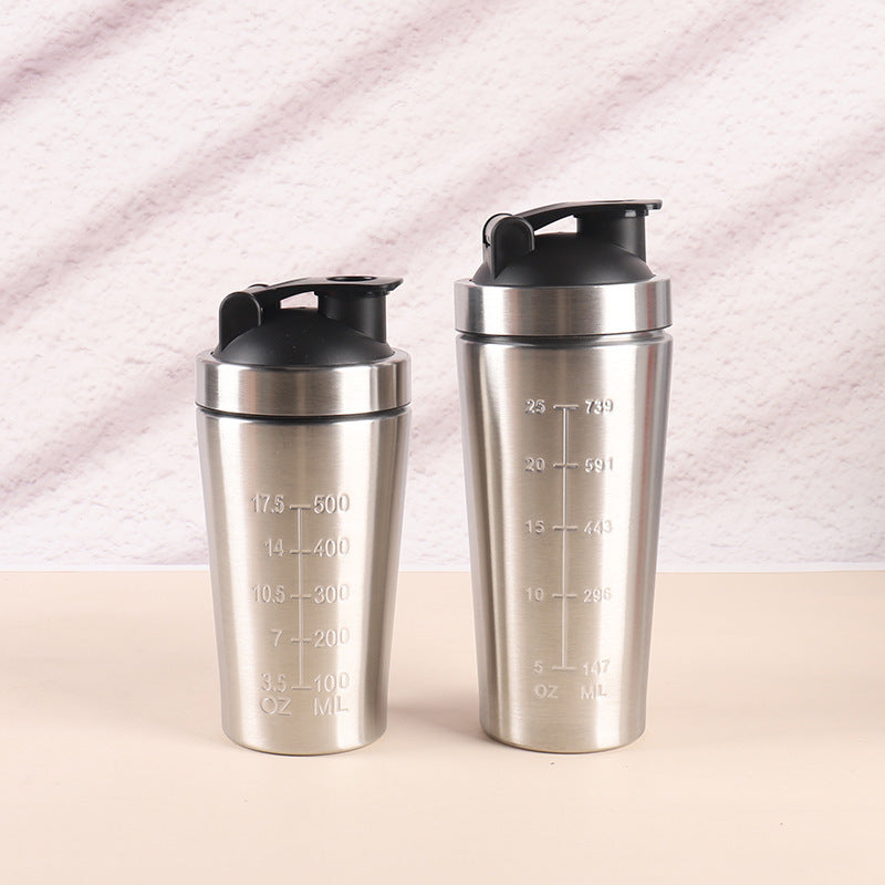 Grand shaker en acier inoxydable 304 simple couche – Grande capacité pour milkshake