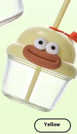 Good-looking Mini Straw Glass Cup