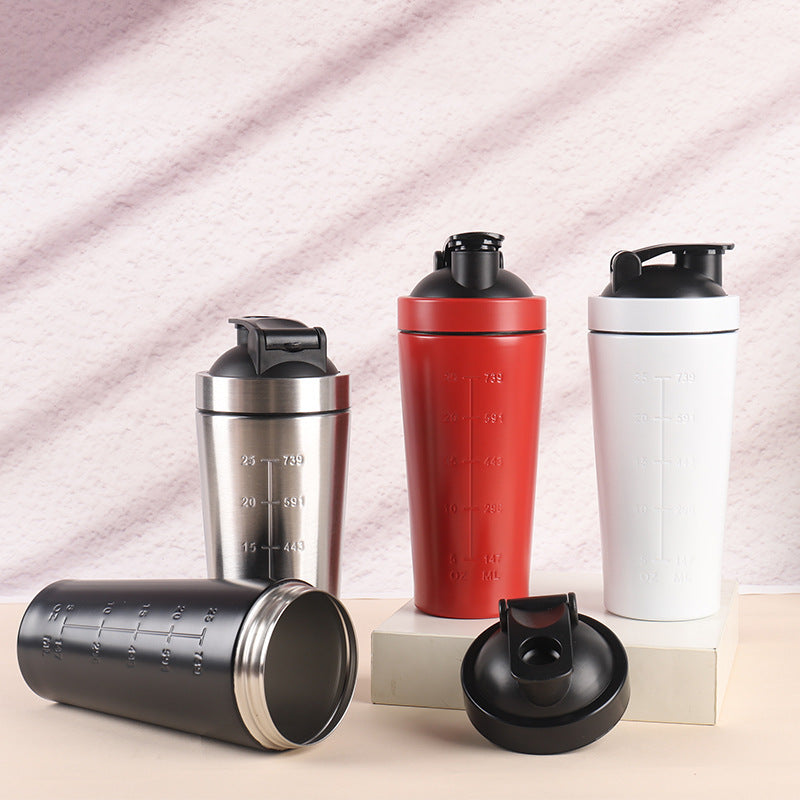 Grand shaker en acier inoxydable 304 simple couche – Grande capacité pour milkshake