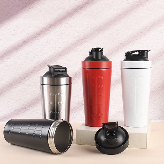 Grand shaker en acier inoxydable 304 simple couche – Grande capacité pour milkshake