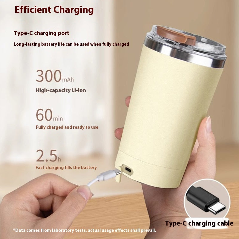 Tasse à café électrique auto-mélangeuse magnétique amovible