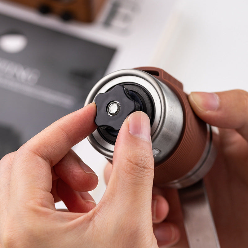 Machine à café portable manuelle avec moulin en acier inoxydable 304