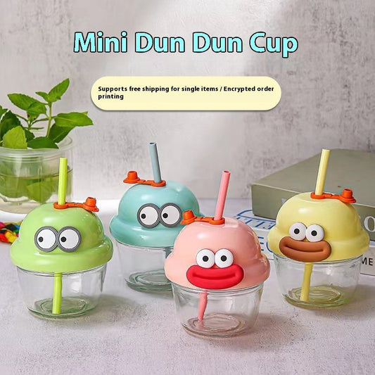 Good-looking Mini Straw Glass Cup
