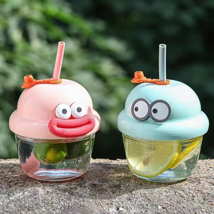 Good-looking Mini Straw Glass Cup